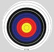 Glasscloth Target Faces - 48" Diameter (10 ring) - Archery