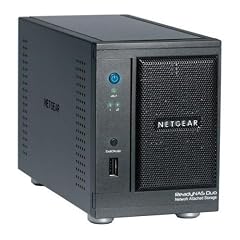 Netgear RND2000-100ISS ReadyNAS Duo NAS-System ohne Festplatten (2-Bay, SATA II, USB, Ethernet) schwarz
