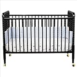 DaVinci Jenny Lind 3-in-1 Stationary Convertible Wood Crib in Ebony