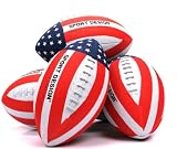 Sport Design Stars And Stripes Rubber Football-Intermediate Size
