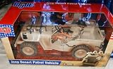  : G.I. Joe Jeep Desert Patrol Vehicle with 12