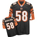 Cincinnati Bengals #58 Rey Maualuga Black Jerseys Authentic Football Jersey Size 48-56 (Please Select the Size When You Order, Can Do Drop Shipping)