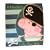 Character World Peppa George Pirate Fleece Blanket