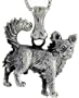 Sterling Silver Chihuahuas Dog Pendant �