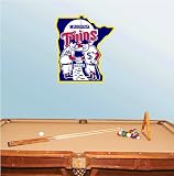 Minnesota Twins Baseball Wall Decal 16" x 25"