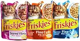 Friskies Cat Food Seafood Favorites 3-Flavor Variety Pack, 12-Count Pouches (Pack of 2)