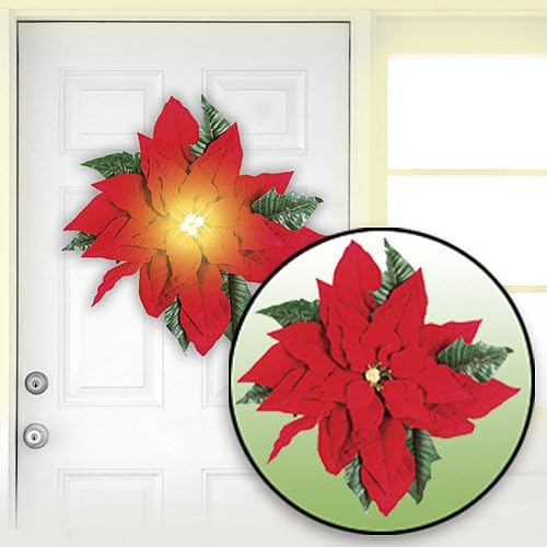 Giant Lighted Pointsettia