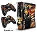 Designer Skin for XBOX 360 SLIM System & Remote Controllers -FIRESTORM