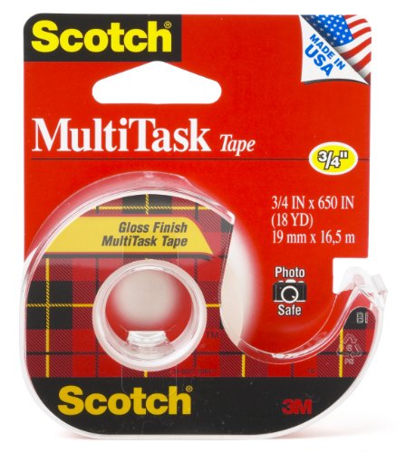 3M 25 Crystal Clear Tape 3/4 x 650