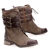 Bamboo Womens Croft-12 Military - Casual Boot Boots Shoes