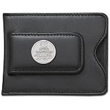 LogoArt Jimmie Johnson Leather Money Clip/Credit Card Holder w/ 3/4 Sterling Silver Pendant