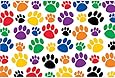 Teacher Created Resources Colorful Paw Prints Postcard