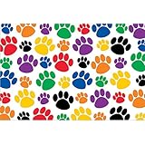Teacher Created Resources Colorful Paw Prints Postcard (4799)