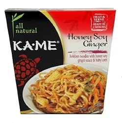 Ka-Me Noodle Box, Honey Soy Ginger, 11.6-Ounce Microwavable Cartons (Pack of 6)