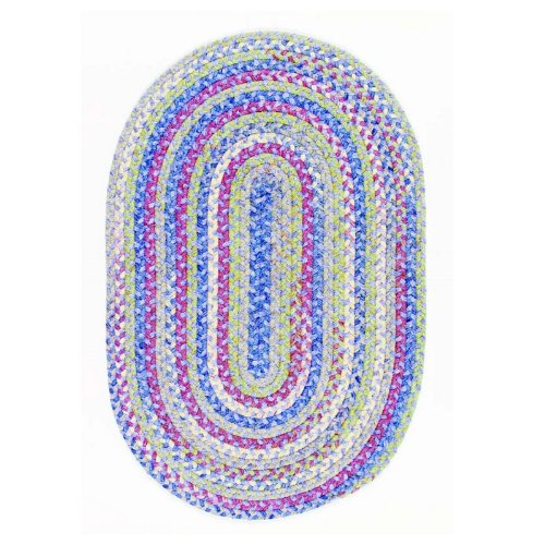 Botanical Isle Amethyst Braided Rug Size: Round 4' x 4'