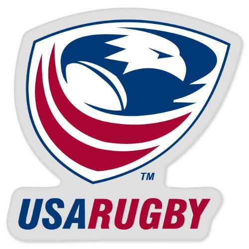 USA Rugby car bumper sticker window decal 5" x 5"