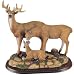 Deer Family Collectible Wildlife Animal Figure Statue Sculpture Model