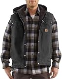 Carhartt 100114 Men's Sandstone Hooded Multi-Pocket Vest