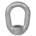 Campbell 776-G 10 Eye Nut, Drop-Forged Carbon Steel Galvanized, 1-1/2" UNC-2B Tap Size, 21400 lbs Working Load Limit