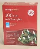 100 LED Mini Holiday Christmas Lights Clear
