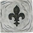 Fleur de Lys Stepping Stone - A European Garden Look