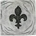 Fleur de Lys Stepping Stone - A European Garden Look