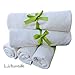 Baby Washcloths-Natural Color 6 Pack Baby Wipes. Extra Large 10.6