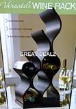 Versatile Wine Rack Holds 8 Bottles