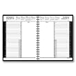 AT-A-GLANCE 24-Hr Daily/Hourly Appointment Book, 6-7/8 x 8-3/4, BLK