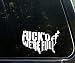 Fuck Off! We're full! funny die cut vinyl decal / sticker - immigration, illegal aliens