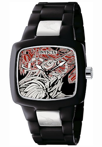 Invicta Midsize 5903 Adrenaline Collection Heron Motif Black Corian Watch