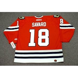 Buy DENIS SAVARD Chicago Blackhawks 1988 CCM Throwback Away Hockey Jersey
