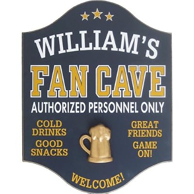 Fan Cave Personalized w/ Routed Edge 16x14