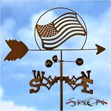 Outdoor Living : AMERICAN FLAG Weathervane