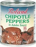 Roland Chipotle Peppers in Adobo Sauce, 7-Ounce Can (Pack of 24)