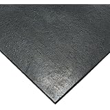 Nitrile - Commercial Grade Black - 60A Rubber Sheet - Buna Rubber - 1/16" Thick x 3ft Width x 6ft Length