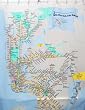 Travel Destinations - VINYL Shower Curtain - NYC Subway Map