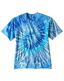 Tie-Dye 100% Cotton Short Sleeve Crewneck T-Shirt. CD100