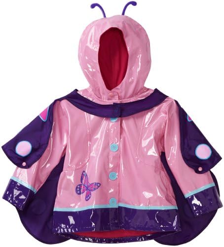 Western Chief Girl's 2-6x Wings Raincoat