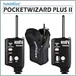 PocketWizard Plus II Transceiver 801-125 Relay Radio Slave Transmitter Receiver 2-piece w/ PockeWizard Case for 2