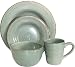 Tag Sonoma Ironstone Ceramic 16-Piece Dinnerware Set, Service for 4, Slate Blue