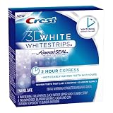 Crest 3D White 2-Hour Express Whitestrips Dental Whitening Kit, 4-Count