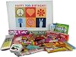 70th Birthday Gift Box Peace & Love - Retro Candy