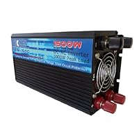 Excel 1500W 12 Volt DC to 120 Volt AC Power Inverter with 5-Volt USB Output 3000W Peak