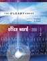 O'Leary Series: Microsoft Office Word 2003 Brief (The O'Leary Series)