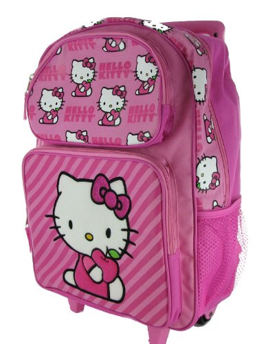 Hello Kitty Large Rolling School Backpack