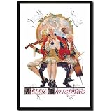 Framed Art Poster 20x30, Merry Christmas Musicians by 