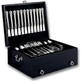 Eureka Bristol 44BK Deep Black Silverware / Flatware Chest by Reed & Barton