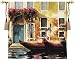Venetian Gondolas I Tapestry Wallhanging Comes With Wall Hanging Rod and Tassels