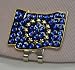European Golf
Crystal Golf Ball Marker & Hat/ Visor Clip - European Flag (EU)